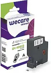 Armor WECARE tape compatible with DYMO S0720680,Black/White,9mm*7m