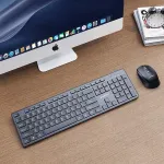 Klaviatuur GEMBIRD KEYBOARD +MOUSE WRL ENG/DESKTOP BK KBS-WCH-04