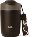 Outin OT-TUM-01-TB Kubek podr&oacute;żny 350 ml Brown Stainless steel