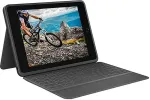 Logitech Rugged Folio Tastatur und Schutzh&uuml;lle iPad 7./8./9. Generation Black QWERTZ DE