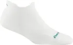 No name Skarpetki damskie Darn Tough Run No Show Tab Ultra-Lightweight with Cushion - white