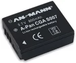 ANSMANN A-Pan CGA S007 - Kamerabatterie Li-Ion 800 mAh - f&uuml;r Panasonic Lumix DMC-TZ11, TZ15, TZ3EG-TA, TZ4EGM-S, TZ4E-K, TZ4E-S, TZ4P-S, TZ5E-S (5022963)