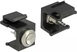 DeLOCK Keystone Drucktaster schwarz