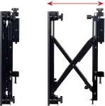 B TECH B-Tech SYSTEM X - VESA 400 Pop-Out Flat Screen Interface Arms with Micro-Adjustment for BT8390 (Pair)