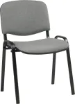 Home4you Klienditool ISO, 54,5x42,5xH82cm, iste: kangas, v&auml;rvus: hall, raam: must