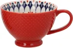Home4you Kruus SEREN H7,7cm 355ml, punane/sinine