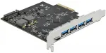 Delock PCI Express x4 Karte zu 1 x USB Type-C&trade; + 4 x USB Typ-A - SuperSpeed USB 10 Gbps