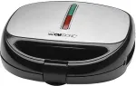 CLATRONIC ST/WA 3670 sandwich maker 800 W Black, Stainless steel