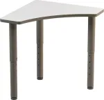 MOTRIS Laud SPICA, reguleeritav, 70x70 cm (T2-T6) valge
