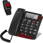 Telefon Audioline amplicomms BigTel 50 Alarm Plus Analog telephone Caller ID Dark Grey