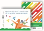 Smiltainis V&auml;rviline paber SMLT A4,&uuml;hepoolne, assortii, 8 lehte