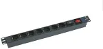 UPS Triton RAB-PD-X12-A1 surge protector Black 7 AC outlet(s) 2 m