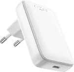 Fixed Slim GaN network charger with USB-C, PD, 30W