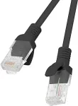 LANBERG | Patchcord CAT.5E UTP | PCU5-10CC-0050-BK | 0.5 m | Black
