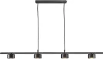 No name PENDANT LED LIGHT LUCA 4X4W BLACK