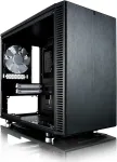Korpus Fractal Design Define Nano S - Window - Tower - ITX - ohne Netzteil (ATX) - Schwarz - USB/Audio (FD-CA-DEF-NANO-S-BKW)