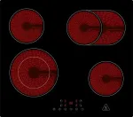 Pliidiplaat Respekta Respecta KM5500-28, self-sufficient hob (black, 59 cm)