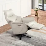 Home4you Tugitool DAYANA elektriline recliner 74x84xH115cm, beež nahk