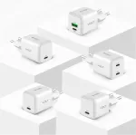 YENKEE USB C/A mains charger 20W/18W 3A Power delivery 3.0 QC3.0