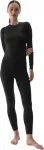 No name Women's Thermoactive T-Shirt 4F F176 deep black allover 4FWAW24USEAF176 20A XS/S