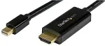 StarTech.com StarTech Mini DisplayPort auf HDMI Adapterkabel - Mini DP zu HDMI Adapter Kabel - 5m - Ultra HD 4K 30Hz - Schwarz