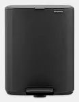 Brabantia Bo Pedal Bin 12 L Rectangular Steel Grey