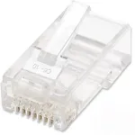 Intellinet Modular Plug - Netzwerkanschluss - RJ-45 (M) - UTP - CAT 5e (Packung mit 100) (790055)