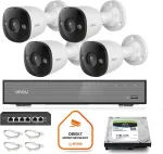 Imou J&auml;relevalves&uuml;steem 4x kaamera PS3E-8Q0 8MP POE