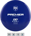 Discmania Discgolf Distance Driver Q-LINE PREMIER DD1 Blue 11/6/-1/2
