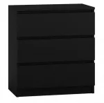 TOP E SHOP Topeshop M3 CZERŃ chest of drawers