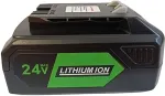 Noname Power Tool Battery GREENWORKS, 24V, 3.0Ah, Li-ion