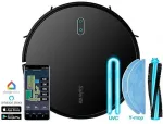 Tolmuimeja SALENTE G4, robot vacuum cleaner, water wiping, UVC sterilization, black