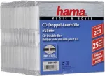 Toorikud HAMA 1x25 CD Jewel Case Slim Double 51168