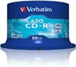 Toorikud VERBATIM Matricas CD-R AZO 700MB 52x Crystal