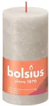Bolsius Rustiko Shine wax candle Cylinder Grey 1 pc(s)