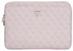 GUESS Bag Guess Sleeve 14" 4G Zipper Pocket Triangle Logo pink