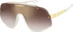Carrera P&auml;ikeseprillid UNISEX FLAGLAB16VVP (L&auml;&auml;ts/Sild/K&otilde;rvakaar) 99/01/130 mm