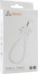 SBOX LANYARD WHITE Type-C -Type-C 1.5m White