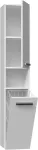 TOP E SHOP Bathroom cabinet NEL III 31x30x174 cm, matt white