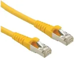 ROLINE Patchkabel Cat.6A S/FTP (PiMF), Component Level, LSOH, gelb, 7,5 m
