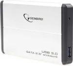 GEMBIRD External HDD Enclosure 2.5" USB 3.0 Silver