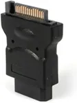 StarTech.com SATA 15 Pin Power Adapter to LP4 M/F, LP4, SATA, Male/Female, Black, 90.00, 15.00, 125.00