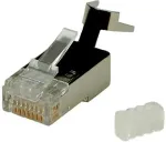 ROLINE Modular Plug geschirmt Kat.6 Class E f&uuml;r Massivdraht 10 Stck