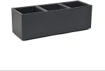 LAMELA FLOWERPOT PLASTIC KARO 90X30X30CM ANTRA