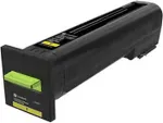 Tooner LEXMARK 72K20Y0 CS82x Toner yellow