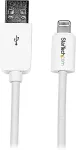 StarTech.com 2m Apple 8-pin Lightning Connector to USB, 2.0, USB A, Lightning, White, iPhone / iPod / iPad