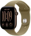 APPLE I&scaron;manusis laikrodis Watch Series 12 GPS 42mm Dark Bronze Aliuminio Case with Olive Sport Band - S/M