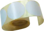 Elfima Notarite etiketid, diam. 50 mm, 500 tk/rullis, valge