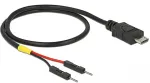 DELOCK USB Stromkabel Micro-B auf 2 x Pfostenstecker einzeln Strom 30 cm (85408)