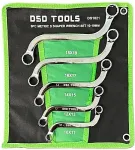DSDTOOLS 5-osa S-kujuliste mutriv&otilde;tmete komplekt 10-19 mm DS1821